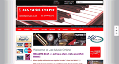 Desktop Screenshot of jaxmusic.co.uk
